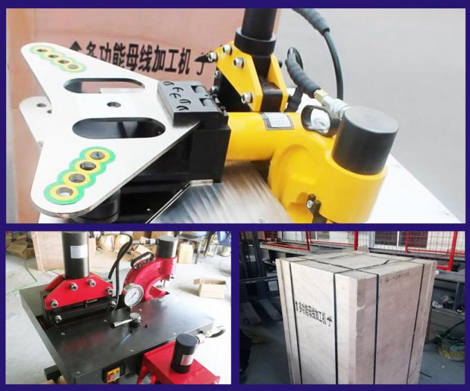 구리 전력 모선 기계가공을 위한 350KN 수력 버스바 기계 0