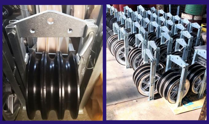 ODM 전송 네오프렌 일직선 관리인 가선 블록 0