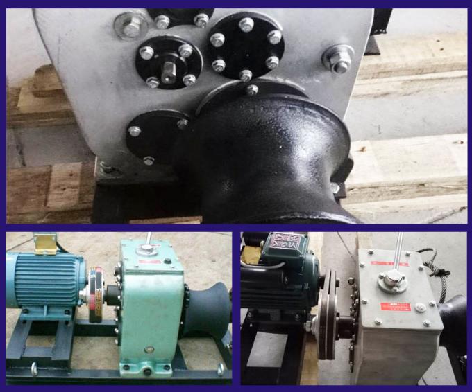 ISO 승인되 4.1 kw 30KN 5T 전기 케이블 풀러 1