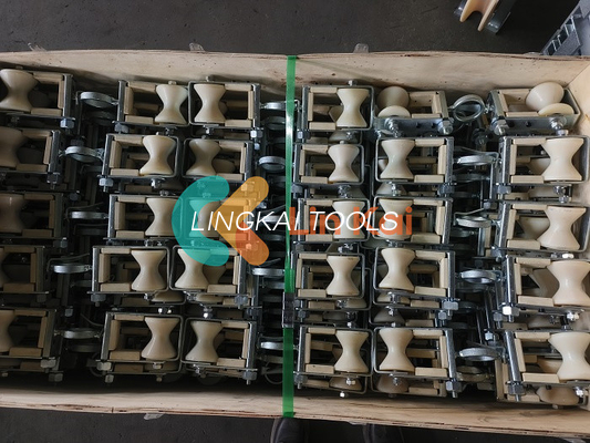 2.2kg OPGW 이중 구슬 지원 롤러 작업 부하 2KN